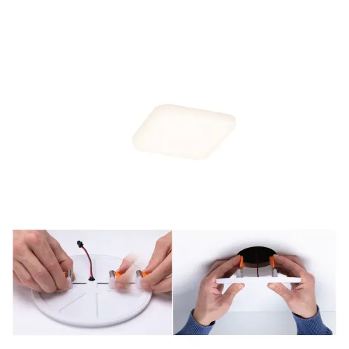 Paulmann, Paulmann LED-Einbaupanel Veluna VariFit Satin | ⌀ 7.5 cm | 6 W