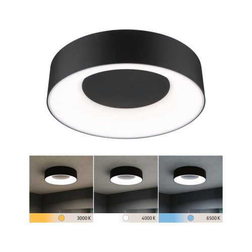 Paulmann, Paulmann 71096 Casca LED-Deckenleuchte LED LED fest eingebaut 16 W Schwarz (matt)