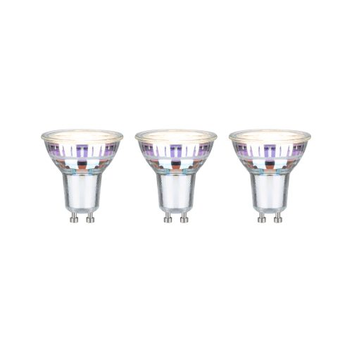 Paulmann, Paulmann 29193 LED EEK A (A - G) GU10 Reflektor 2.5 W Warmweiß (Ø x H) 50 mm x 54 mm 3 St.