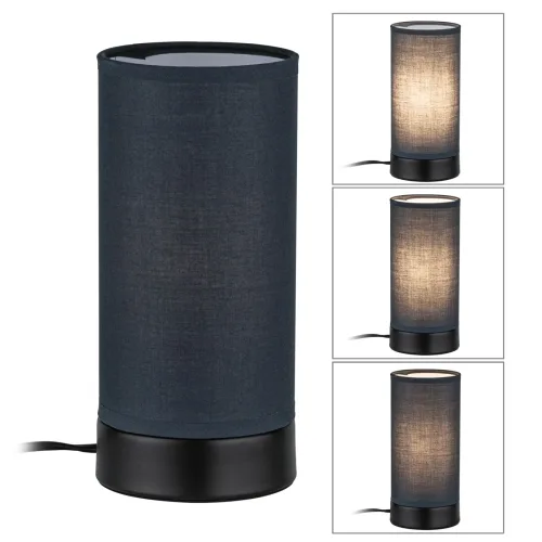 Paulmann, Paulmann Pia 77059 Tischlampe LED E14 Schwarz (matt)