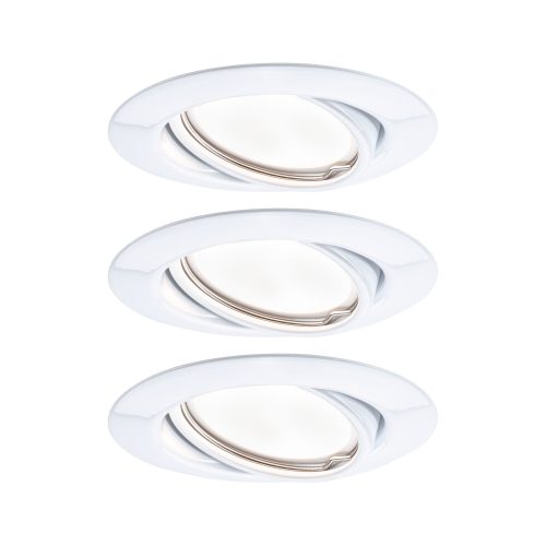 Paulmann, Paulmann 93422 Base Einbauleuchte 3er Set LED GU10 15 W Weiß