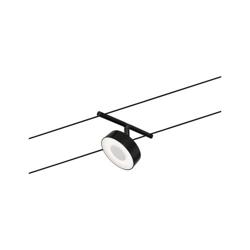 Paulmann, Paulmann WS DC Circle Niedervolt-Seilsystem-Leuchte Schwarz (matt), Chrom