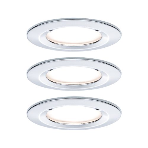 Paulmann, Paulmann LED-Einbauleuchte Nova Coin Dimmbar | 6.5 W | 3 Stück