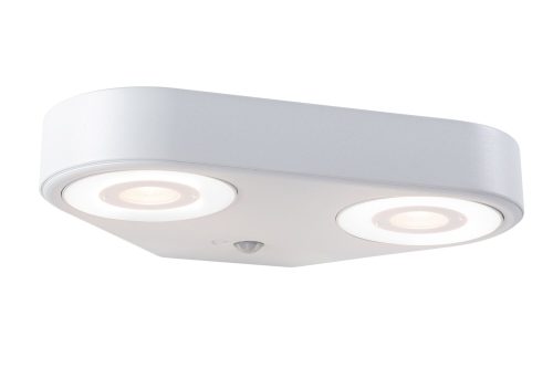 Paulmann, Paulmann Silma 94868 LED-Außenwandleuchte mit Bewegungsmelder LED LED fest eingebaut 11 W Weiß