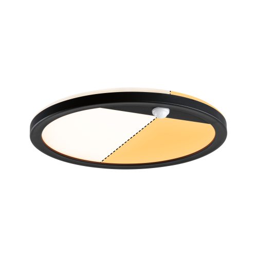 Paulmann, Paulmann 94708 Lamina PIR 2200K rd. schwarz LED-Deckenleuchte 14 W Schwarz