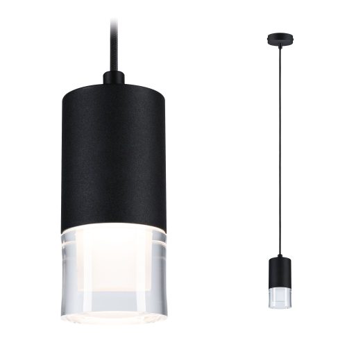Paulmann, Paulmann Kame 79997 LED-Pendelleuchte LED 9 W Schwarz