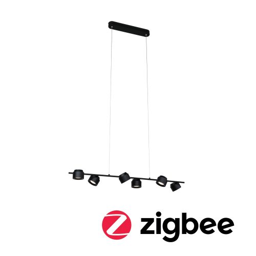 Paulmann, Paulmann Pane 79784 LED-Pendelleuchte LED LED fest eingebaut 36 W Schwarz