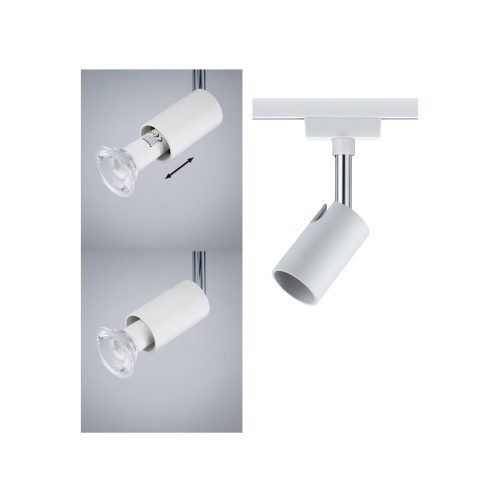 Paulmann, Paulmann Pure I Hochvolt-Schienensystem-Leuchte URail GU10 10 W LED Weiß, Chrom