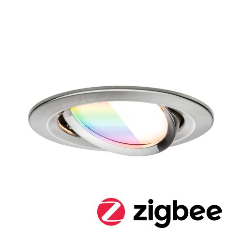 Paulmann, Paulmann 92439 LED-Deckenleuchte, LED-Einbauleuchte LED LED 6 W Eisen (gebürstet)