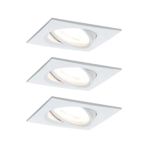 Paulmann, Paulmann 93472 Einbauleuchte 3er Set 19.5 W Weiß (matt)