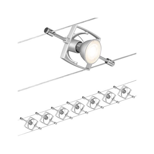 Paulmann, Paulmann MacII 94152 Seil-Komplettsystem GU5.3 70 W LED Chrom (matt)