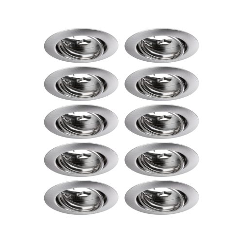 Paulmann, Paulmann 93399 LED-Einbauleuchte LED GU10 Eisen (gebürstet)