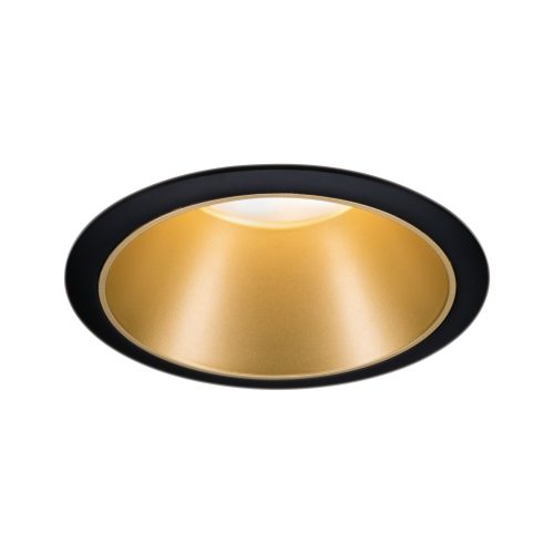 Paulmann, Paulmann 93403 Cole Coin Einbauleuchte LED LED 6 W Schwarz, Gold