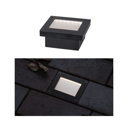 Paulmann, Paulmann 94578 Domenic Solar-Einbauleuchte EEK: A (A - G) 0.1 W Warmweiß Schwarz