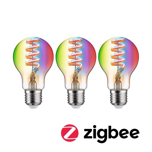 Paulmann, 29163 Paulmann Home LED-Leuchtmittel E27 EEK: G (A - G) 6.3 W RGBW Gold