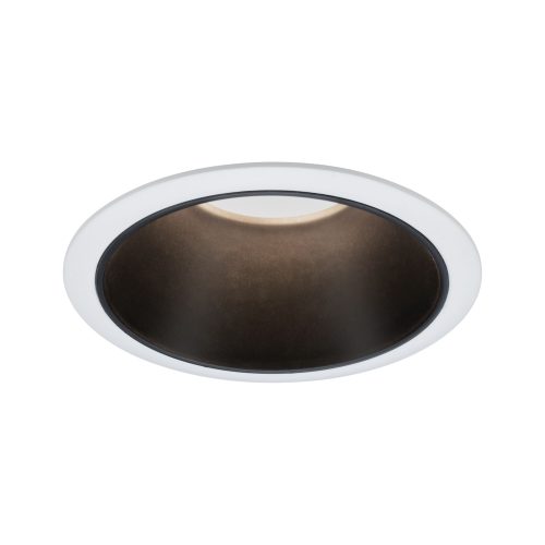 Paulmann, Paulmann 93401 Cole Coin Einbauleuchte LED 6 W Weiß, Schwarz