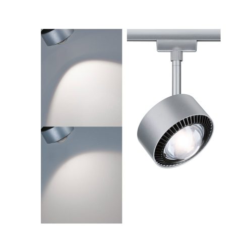 Paulmann, Paulmann Spot Aldan Hochvolt-Schienensystem-Leuchte URail 8 W LED Chrom (matt)
