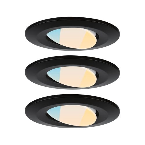 Paulmann, Paulmann 93096 Calla WhiteSwitch LED-Einbauleuchte LED 15 W Schwarz (matt)