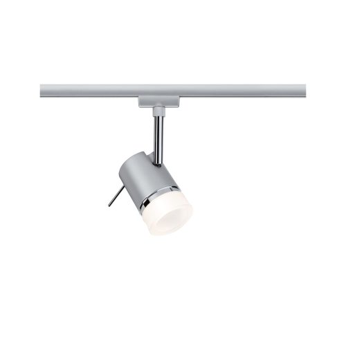 Paulmann, Paulmann Pipe Hochvolt-Schienensystem-Leuchte URail GU10 10 W LED Chrom (matt), Chrom