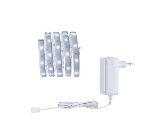 Paulmann, Paulmann 79872 LED-Streifen-Basisset mit Stecker 24 V 1.5 m Tageslichtweiß 1 Set