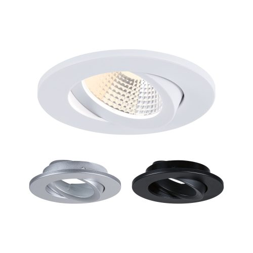 Paulmann, Paulmann 94944 Viona LED-Einbauleuchte 6 W Schwarz (matt), Weiß (matt), Chrom (matt)