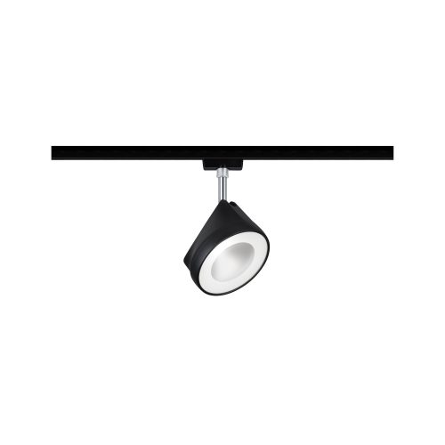 Paulmann, Paulmann Arena Hochvolt-Schienensystem-Leuchte URail LED fest eingebaut 14 W LED Schwarz (matt), Chrom