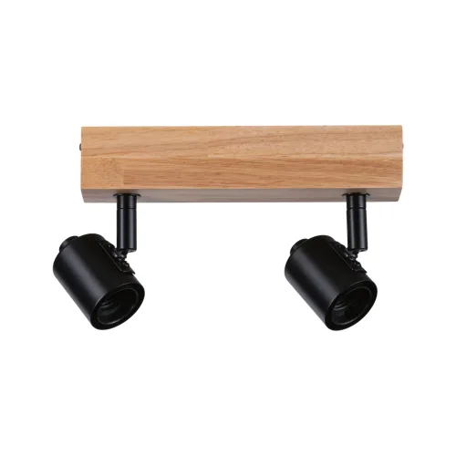 Paulmann, Paulmann Arvid 66771 Wandstrahler E27 Schwarz, Holz (hell)