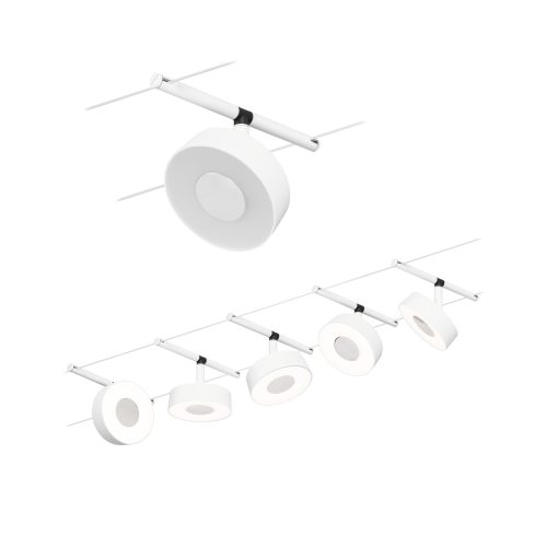 Paulmann, Paulmann WS DC Circle Seil-Komplettsystem Weiß (matt), Chrom
