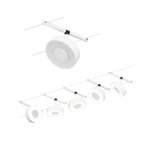 Paulmann, Paulmann WS DC Circle Seil-Komplettsystem Weiß (matt), Chrom