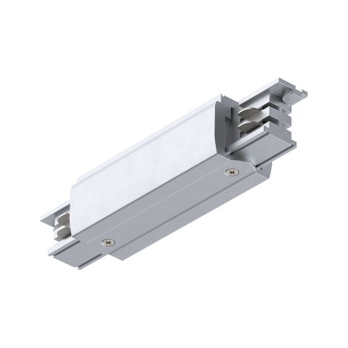 Paulmann, Paulmann 91364 ProRail3 Mid Feed Si Kst 3Ph Hochvolt-Schienensystem-Komponente Mitteleinspeiser ProRail3 Silber