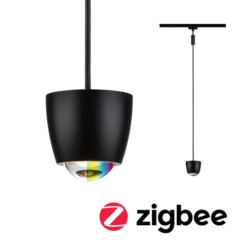 Paulmann, Paulmann Pendelleuchte URail 4.5 W LED Schwarz (matt)