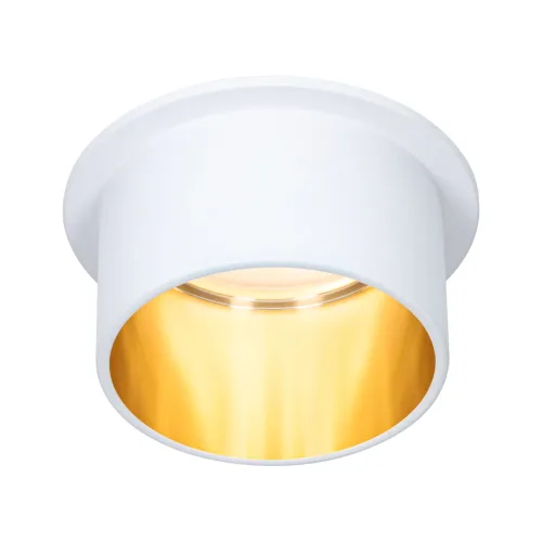 Paulmann, Paulmann 93380 Gil LED-Einbauleuchte LED LED fest eingebaut 6.5 W Weiß (matt), Gold