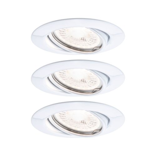 Paulmann, Paulmann 93426 Einbauleuchte 3er Set LED GU10 Weiß