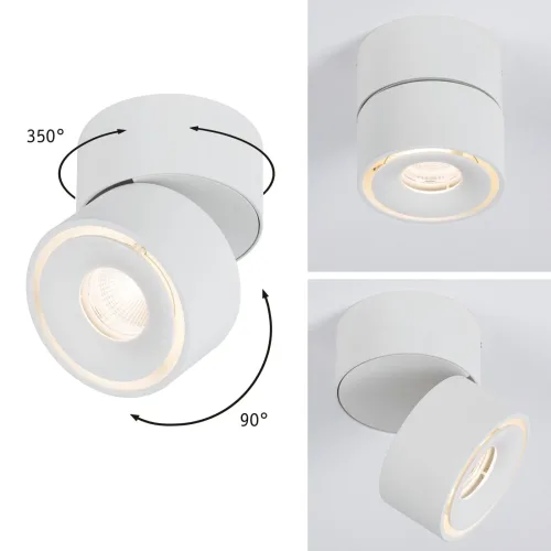 Paulmann, Paulmann 93373 Spircle LED-Aufbauleuchte LED LED fest eingebaut 8 W Weiß