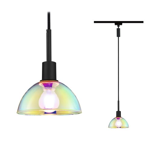 Paulmann, Paulmann Sarrasani Pendelleuchte URail E14 Schwarz (matt), Dichroic