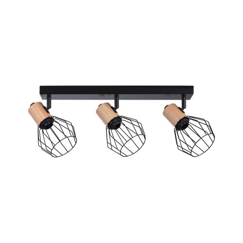 Paulmann, Paulmann Lanka 66768 Wandstrahler E14 Schwarz, Holz (hell)