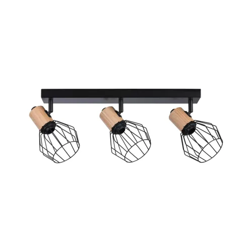 Paulmann, Paulmann Lanka 66768 Wandstrahler E14 Schwarz, Holz (hell)