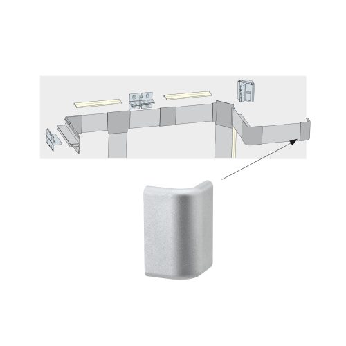 Paulmann, Paulmann 70274 Duo Profil-Endkappe (B x H x T) 2.2 x 4.2 x 2.4 cm 2 St.