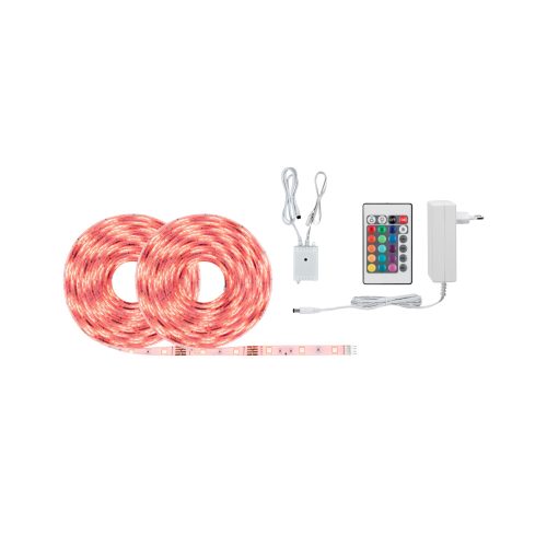 Paulmann, Paulmann SimpLED 78980 LED-Streifen-Komplettset mit Stecker 12 V 10 m RGB 1 St.