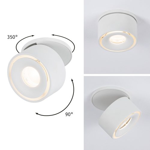 Paulmann, Paulmann 93372 Spircle LED-Einbauleuchte LED LED fest eingebaut 8 W Weiß