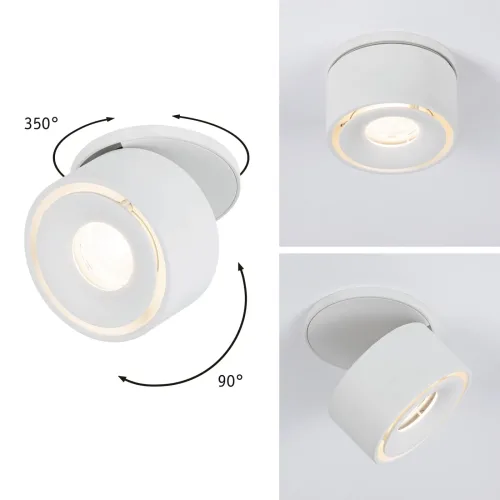 Paulmann, Paulmann 93372 Spircle LED-Einbauleuchte LED LED fest eingebaut 8 W Weiß