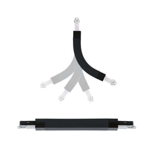 Paulmann, Paulmann 96910 Hochvolt-Schienensystem-Komponente Flexverbinder Schwarz (matt)