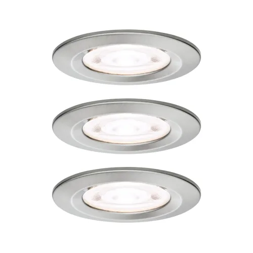 Paulmann, Paulmann 92338 Nova LED-Einbauleuchte GU10 4.9 W Eisen (gebürstet)