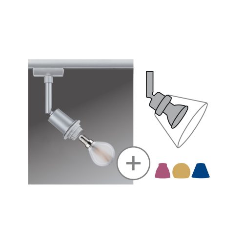 Paulmann, Paulmann Deco Spot Dekoleuchte URail E14 Chrom (matt)