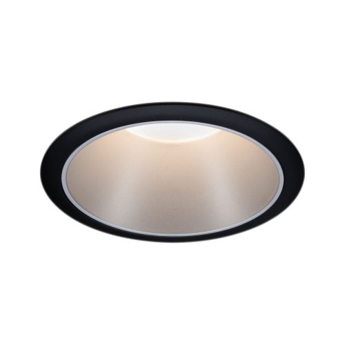 Paulmann, Paulmann 93407 Cole Coin Einbauleuchte LED 6 W Schwarz, Silber