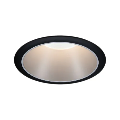 Paulmann, Paulmann 93407 Cole Coin Einbauleuchte LED 6 W Schwarz, Silber