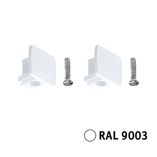 Paulmann, Paulmann 95653 Hochvolt-Schienensystem-Komponente Endkappe Signal-Weiß