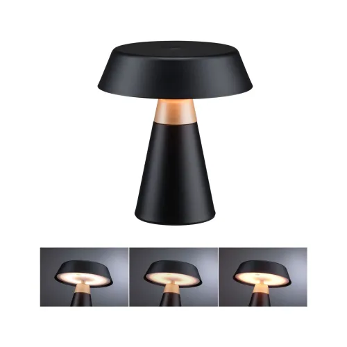 Paulmann, Paulmann Lirox 77060 Tischlampe 1.5 W Schwarz, Champagner