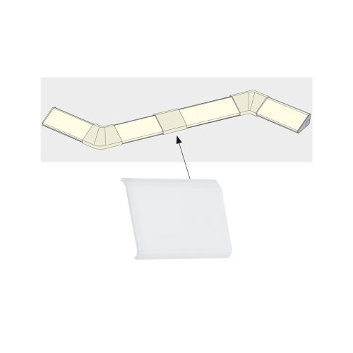 Paulmann, Paulmann 70263 Delta Profil-Cover (B x H x T) 3.5 x 2.9 x 0.5 cm 4 St.