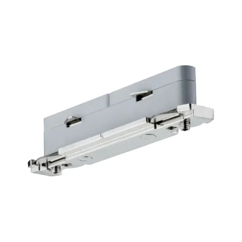 Paulmann, Paulmann URail System Light&Easy 95136 Hochvolt-Schienensystem-Komponente Längsverbinder Silber